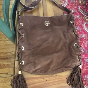 Tory Burch suede crossbody